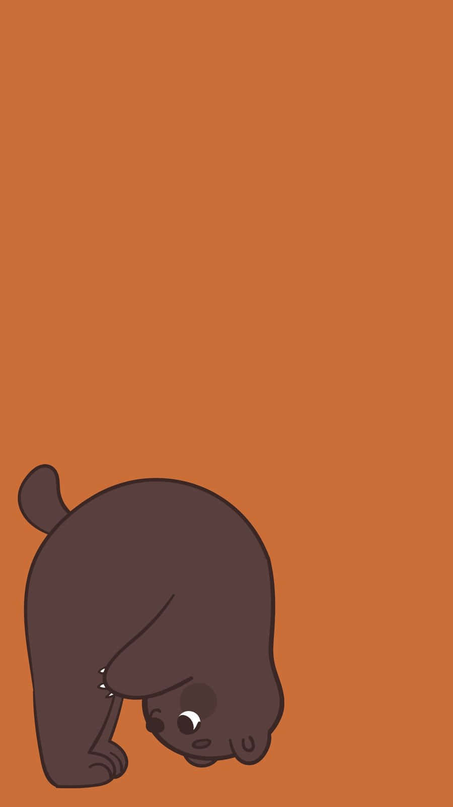 Cute Bear Cartooni Phone Wallpaper Wallpaper