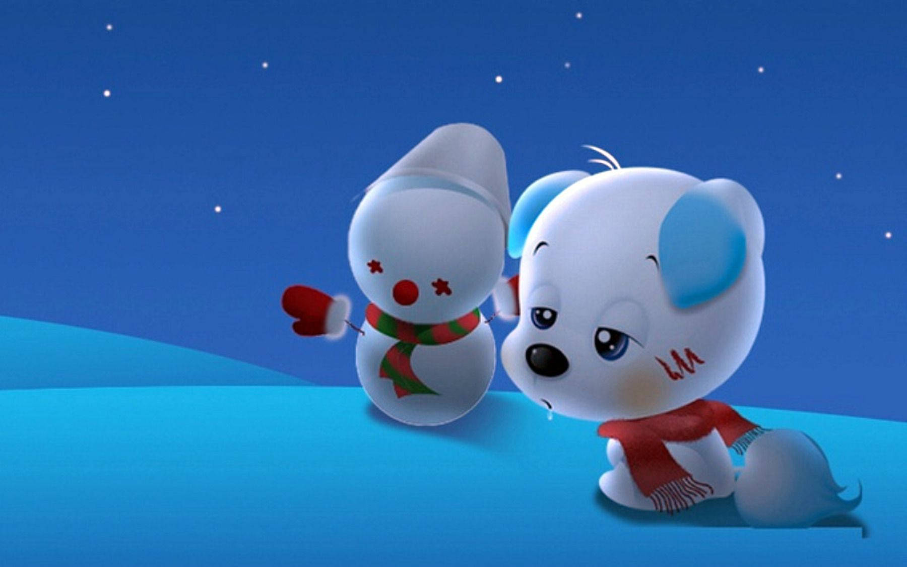 Cute Cartoon Dog Wallpaper