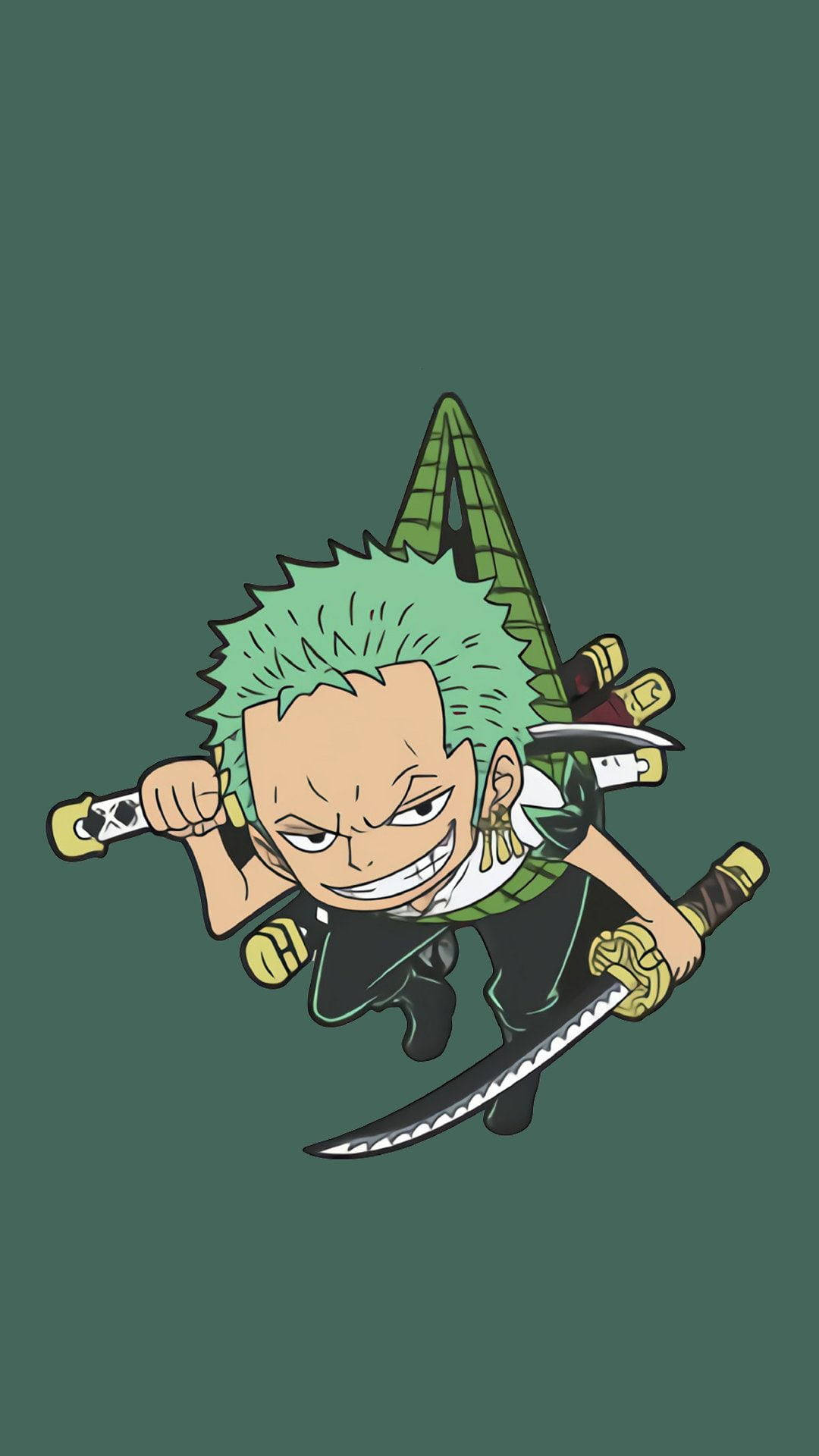 Cute Chibi Drawing Zoro Pfp Wallpaper