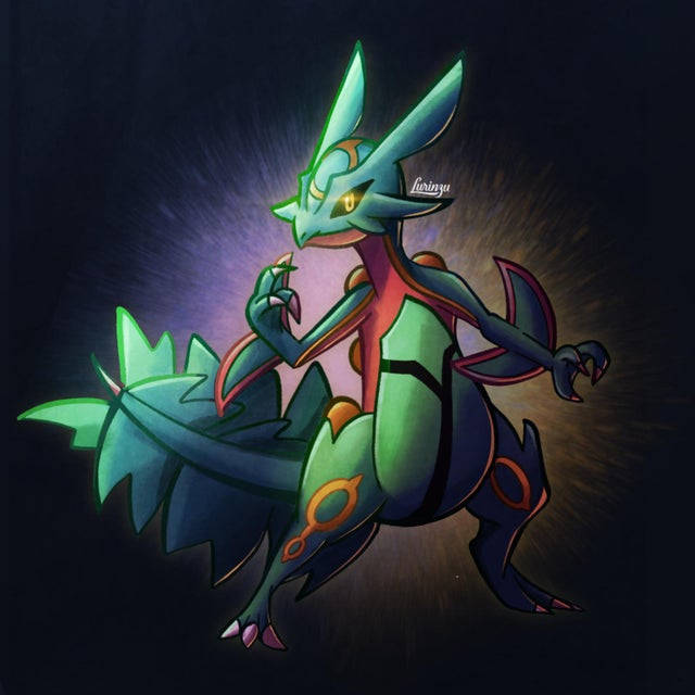 Cute Chibi Rayquaza Wallpaper