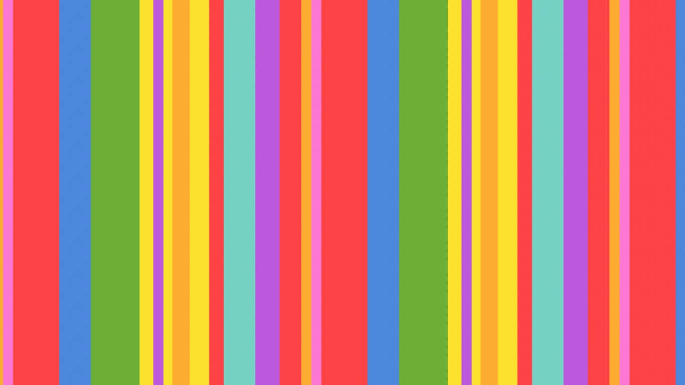 Cute Colorful Striped Wallpaper Wallpaper