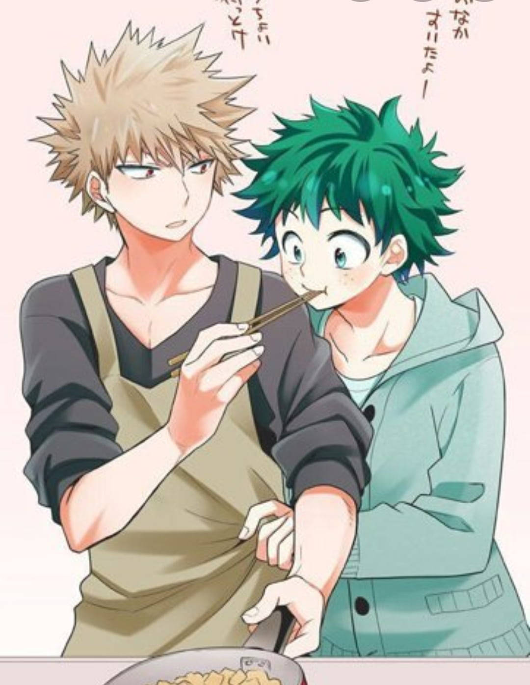 Cute Deku And Bakugo Wallpaper