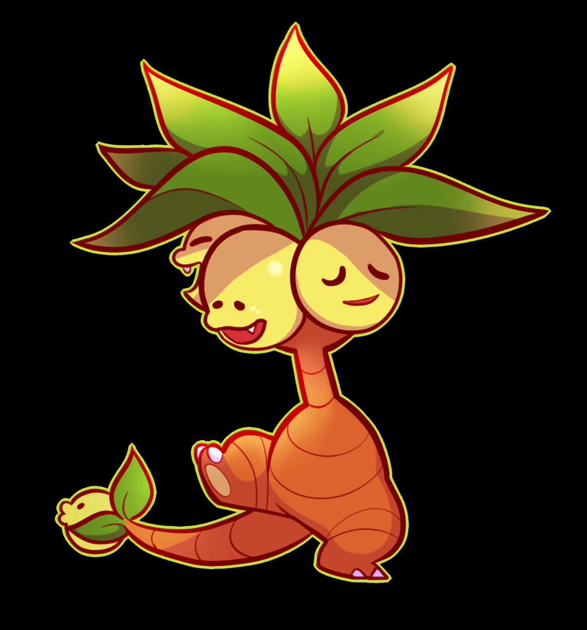 Cute Exeggutor Drawing Wallpaper