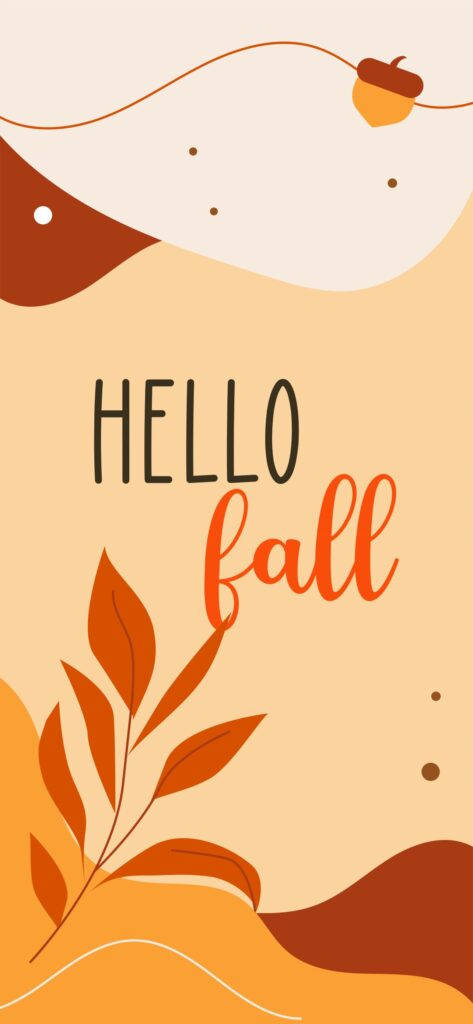 Cute Fall Phone 473 X 1024 Wallpaper