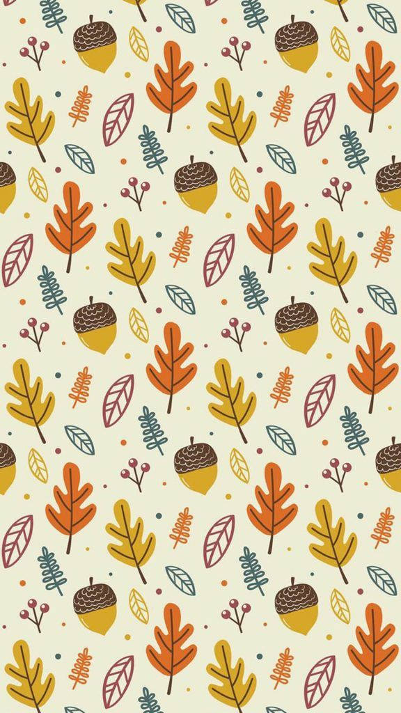 Cute Fall Phone 576 X 1024 Wallpaper