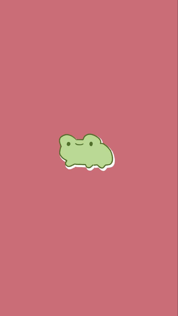 Cute Frog Illustrationi Phone Wallpaper Wallpaper