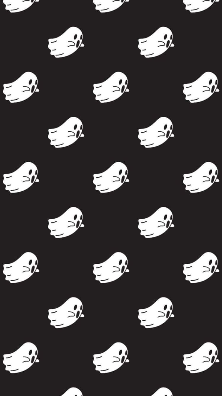 Cute Gothic Ghost Collage Wallpaper