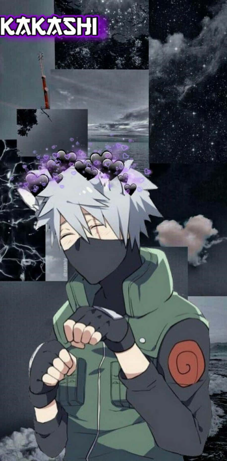 Cute Kakashi 900 X 1829 Wallpaper