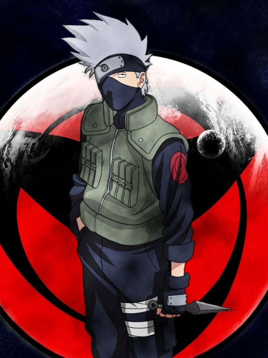 Cute Kakashi Enjoying The Beautiful Afternoon. Wallpaper