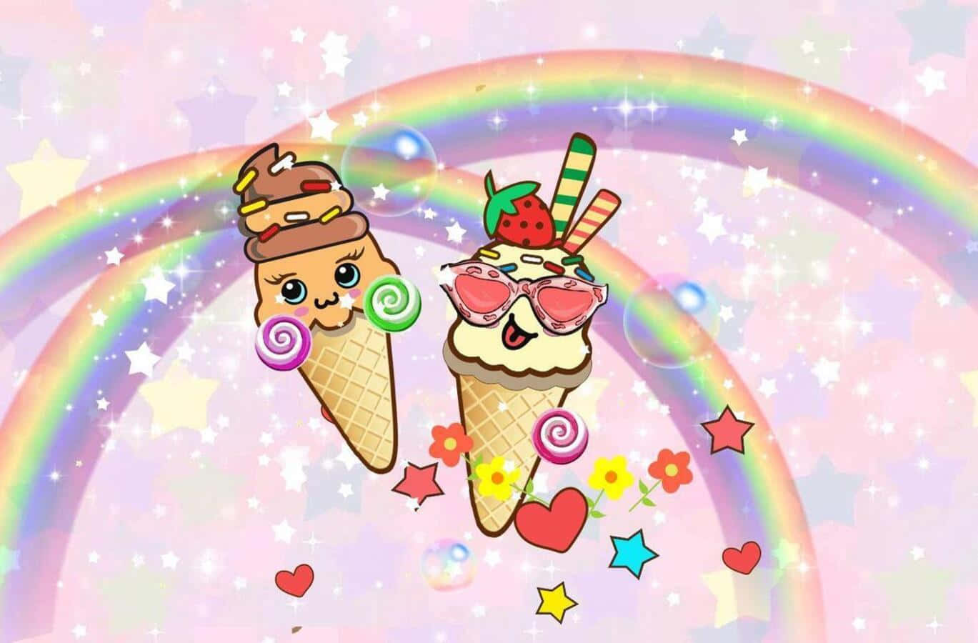 Cute Kawaii Dessert Wallpaper Wallpaper