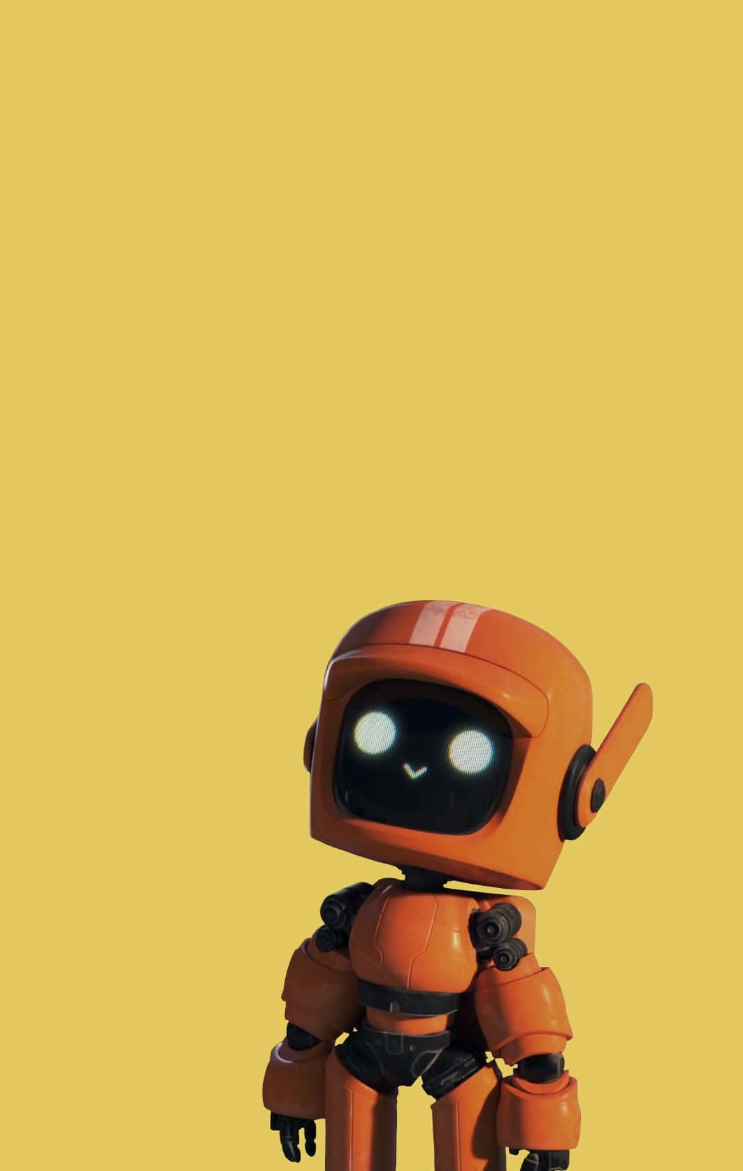 Cute Kawaii Robot Illustration Wallpaper