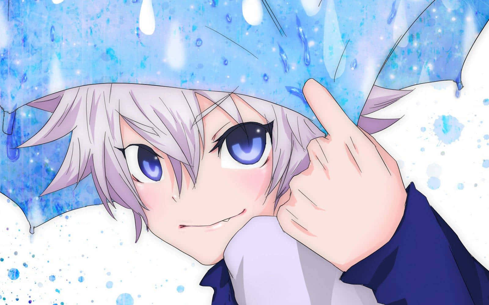 Cute Killua With Umbrella Hxh Pfp Wallpaper