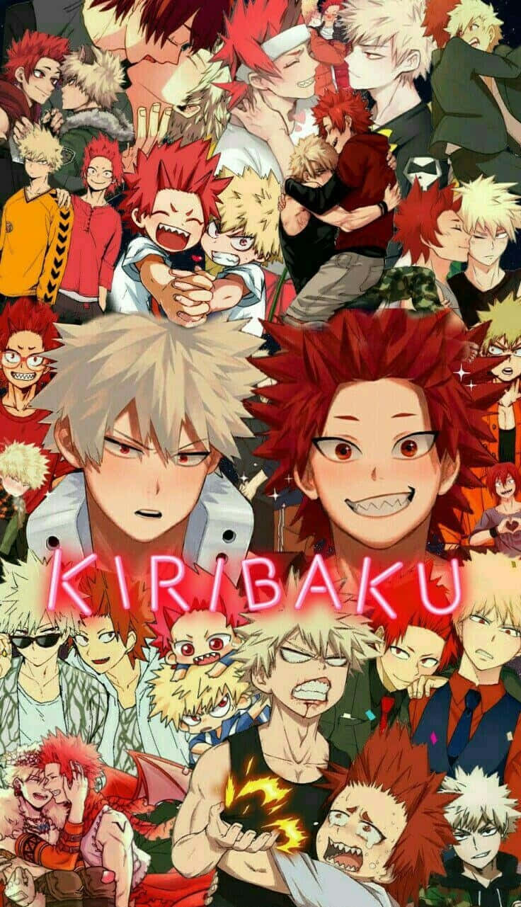 Cute Kirishima And Bakugou Wallpaper