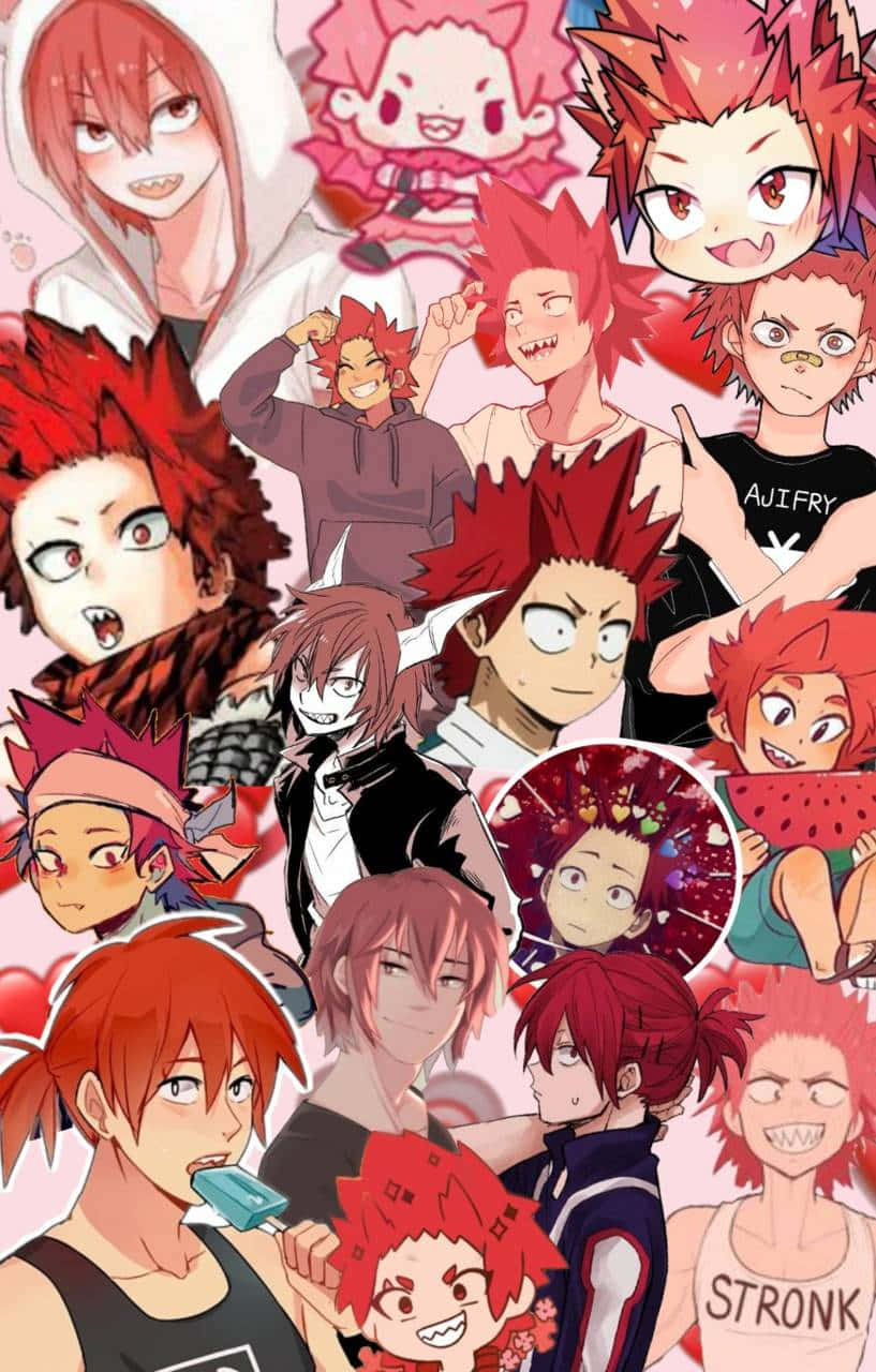 Cute Kirishima Is The Perfect Anime Character For Any Fan. Wallpaper