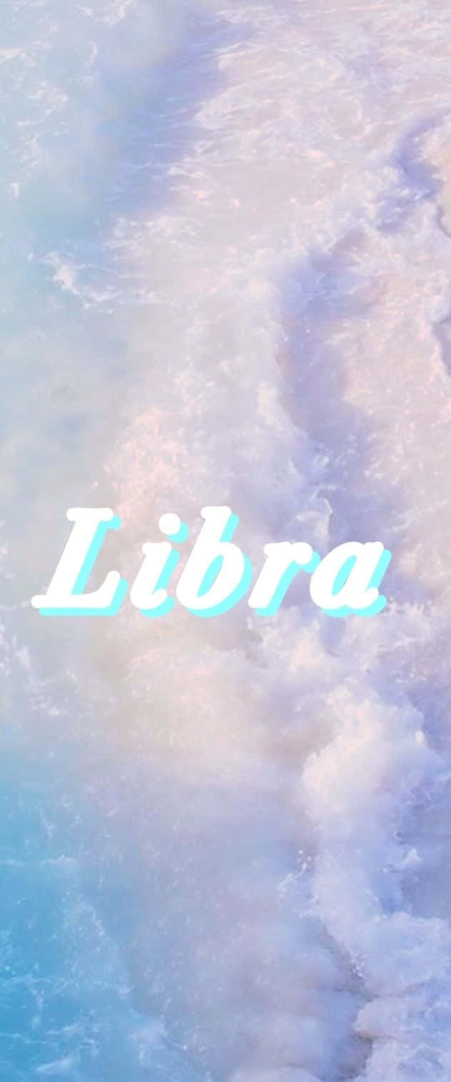 Cute Libra Pastel Beach Aesthetic Wallpaper