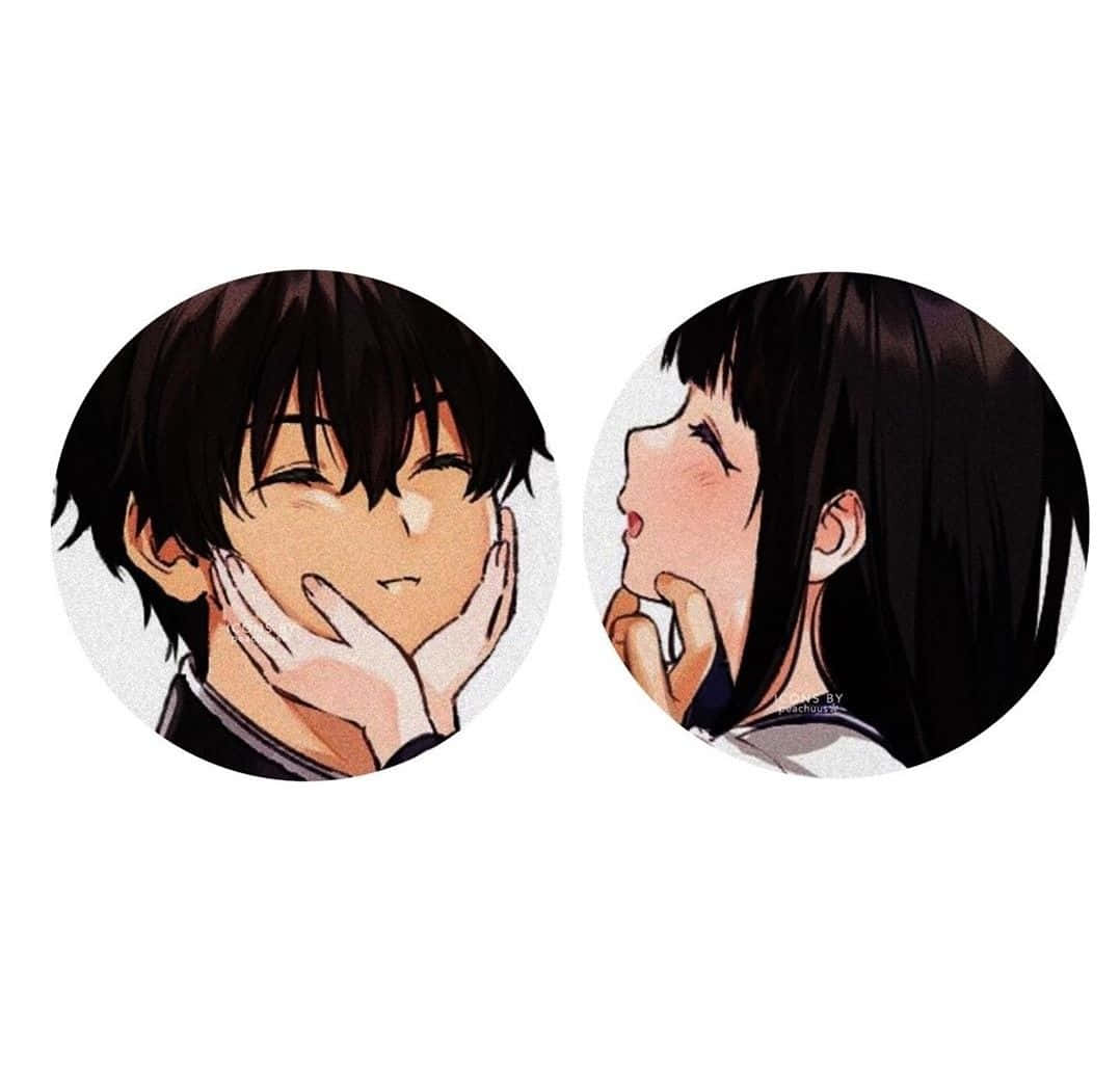 Cute Matching Couple Pfp Icons Wallpaper