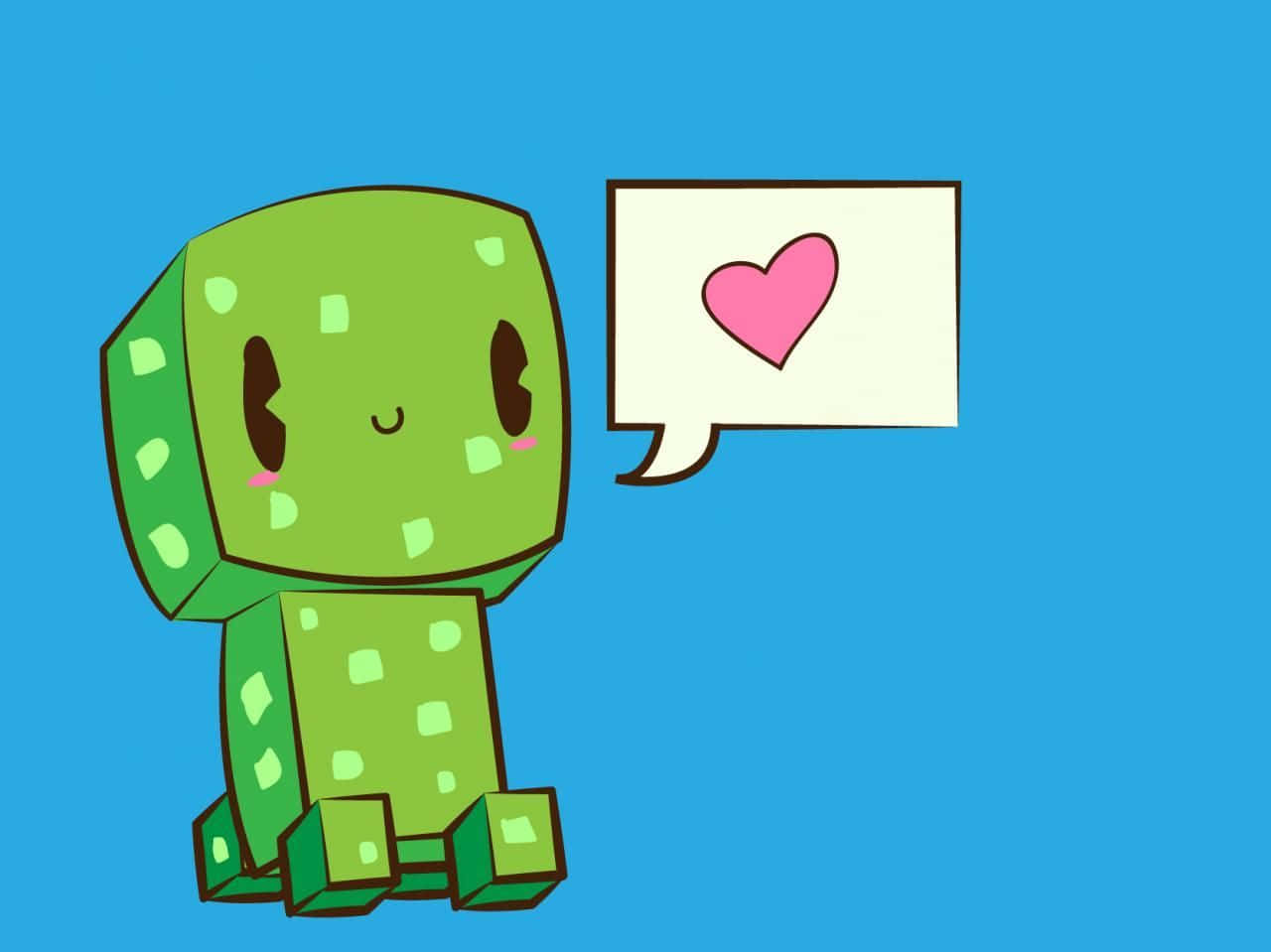 Cute Minecraft Mobs Wallpaper