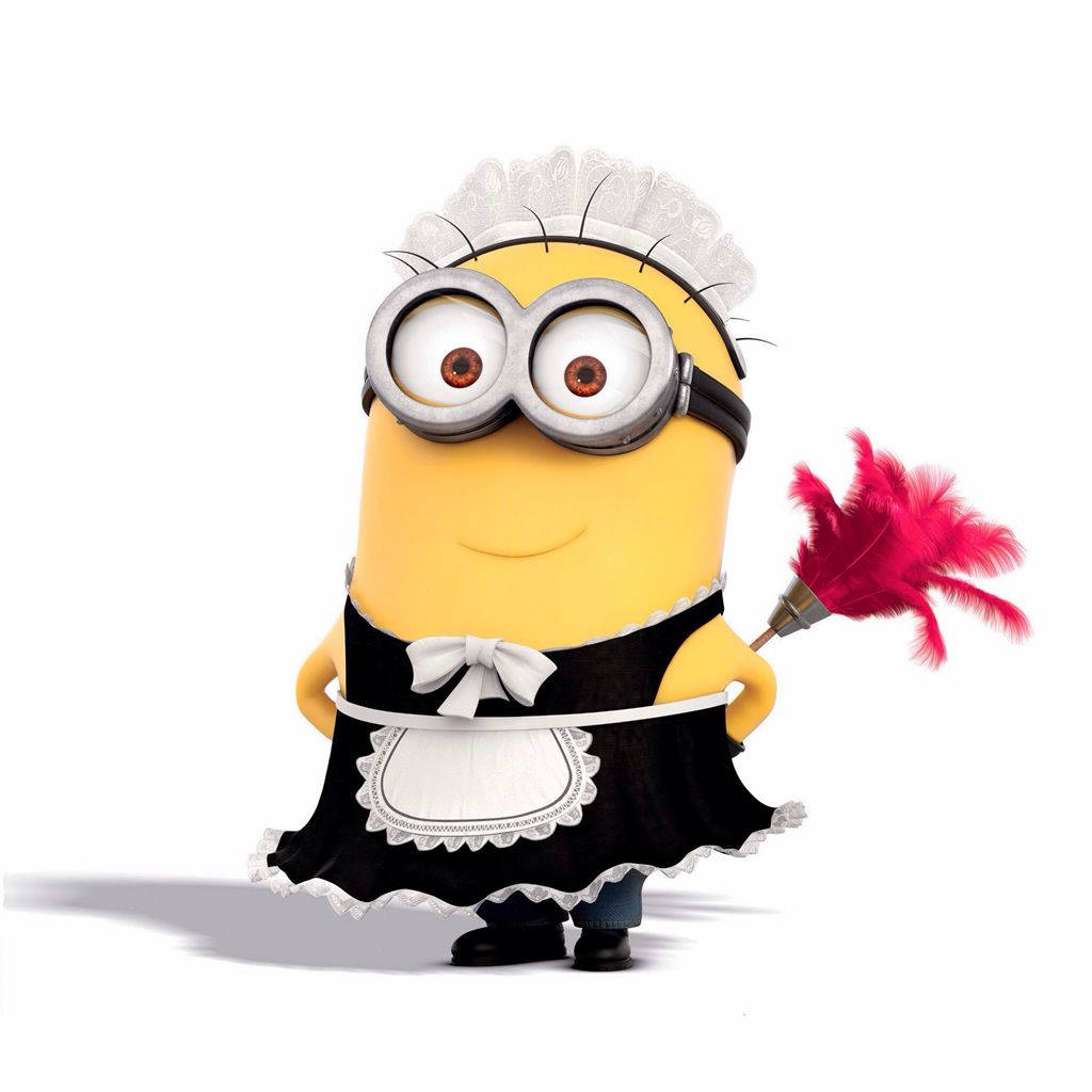 Cute Minion Maid Dave Wallpaper