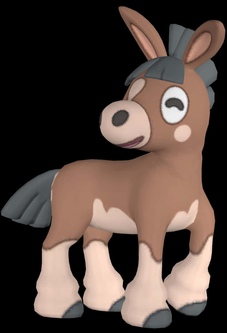 Cute Mudbray White Background Wallpaper