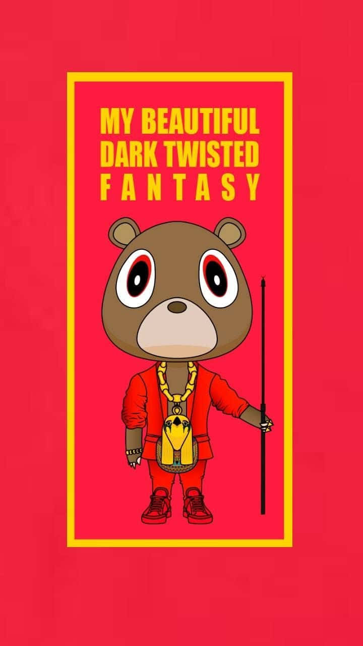 Cute My Beautiful Dark Twisted Fantasy Poster Wallpaper