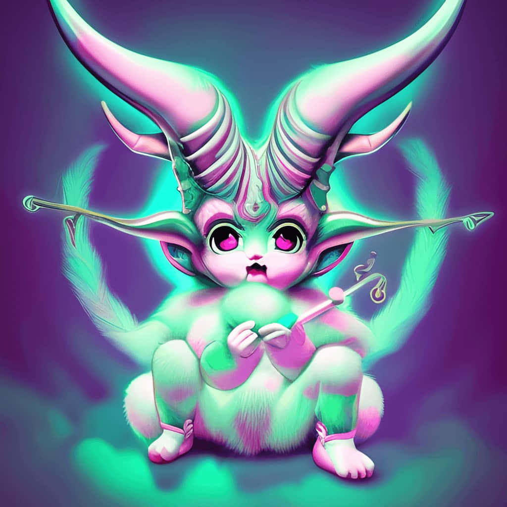 Cute_ Mythical_ Creature_ Illustration.jpg Wallpaper