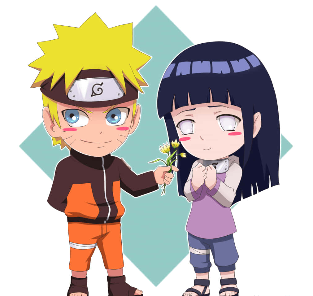 Cute Naruto And Hinata Fanart Wallpaper