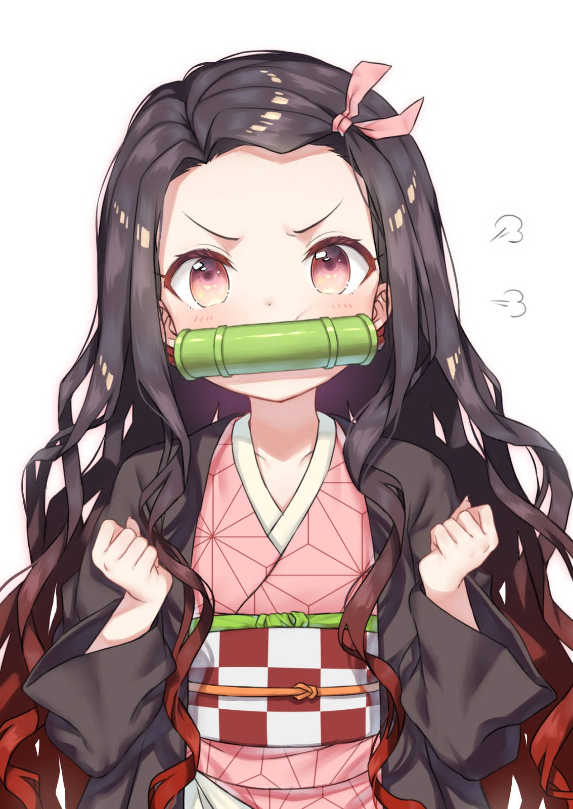 Cute Nezuko Demon Slayer Iphone Wallpaper