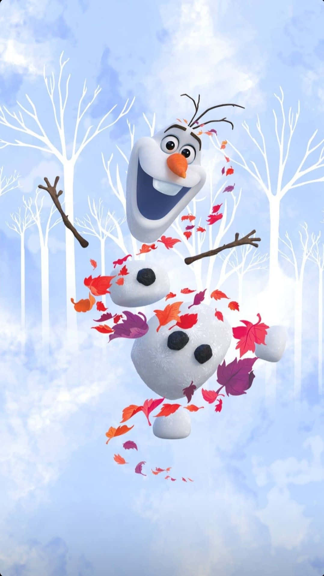 Cute Olaf Giving The Biggest Hug! Wallpaper