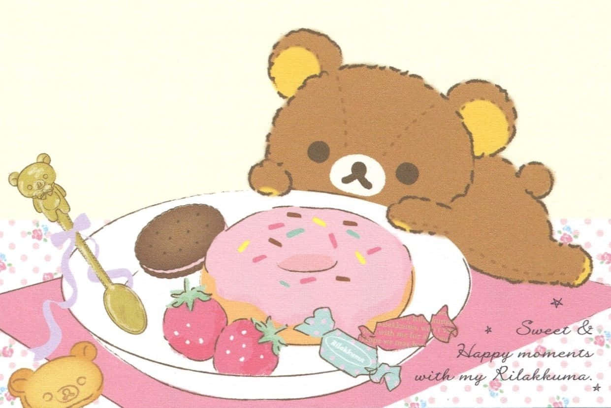 Cute Rilakkuma Laptop Wallpaper