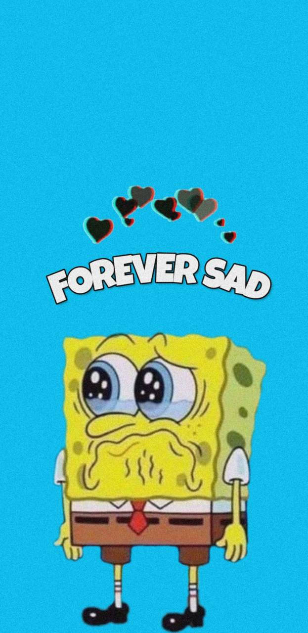 Cute Sad Spongebob Wallpaper