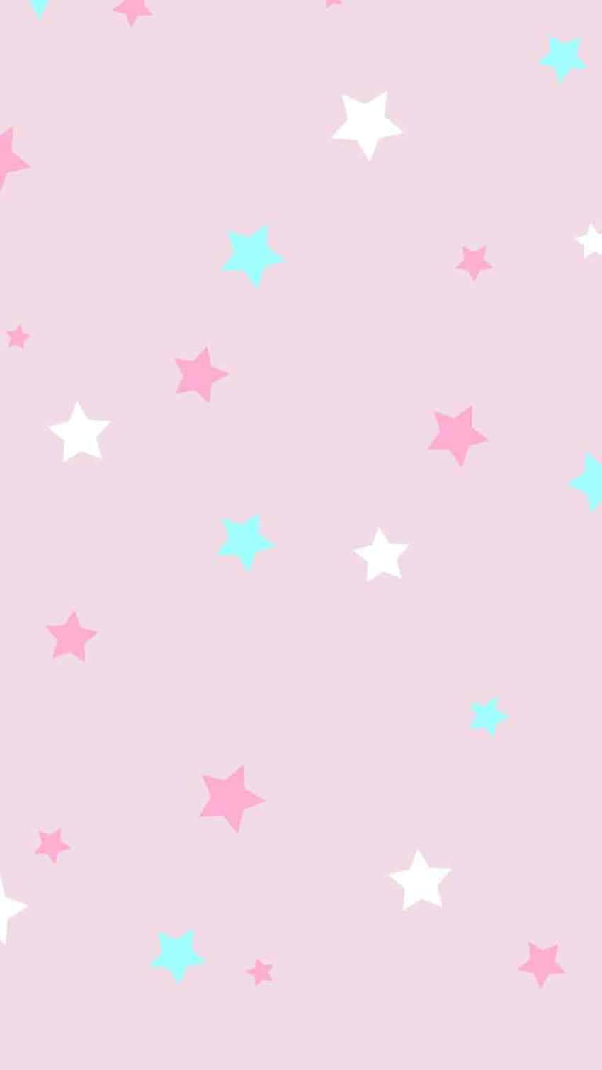 Cute Stars With Different Colors Wallpaper