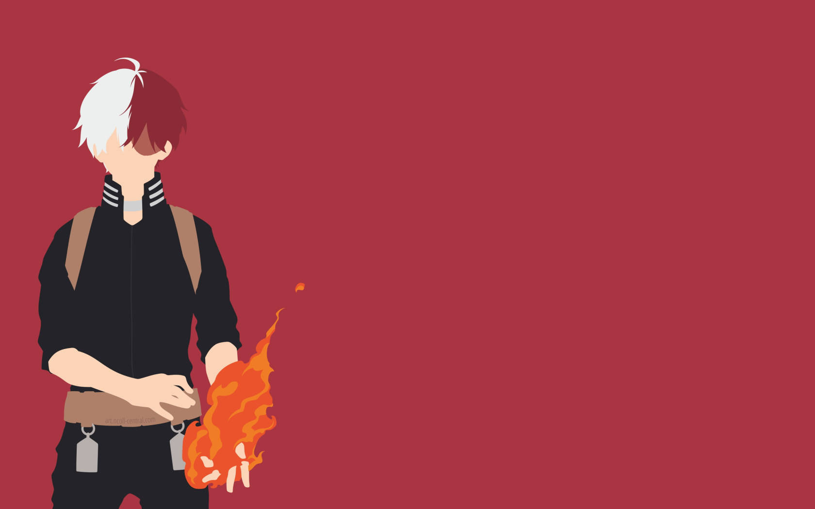 Cute Todoroki In Pink Wallpaper