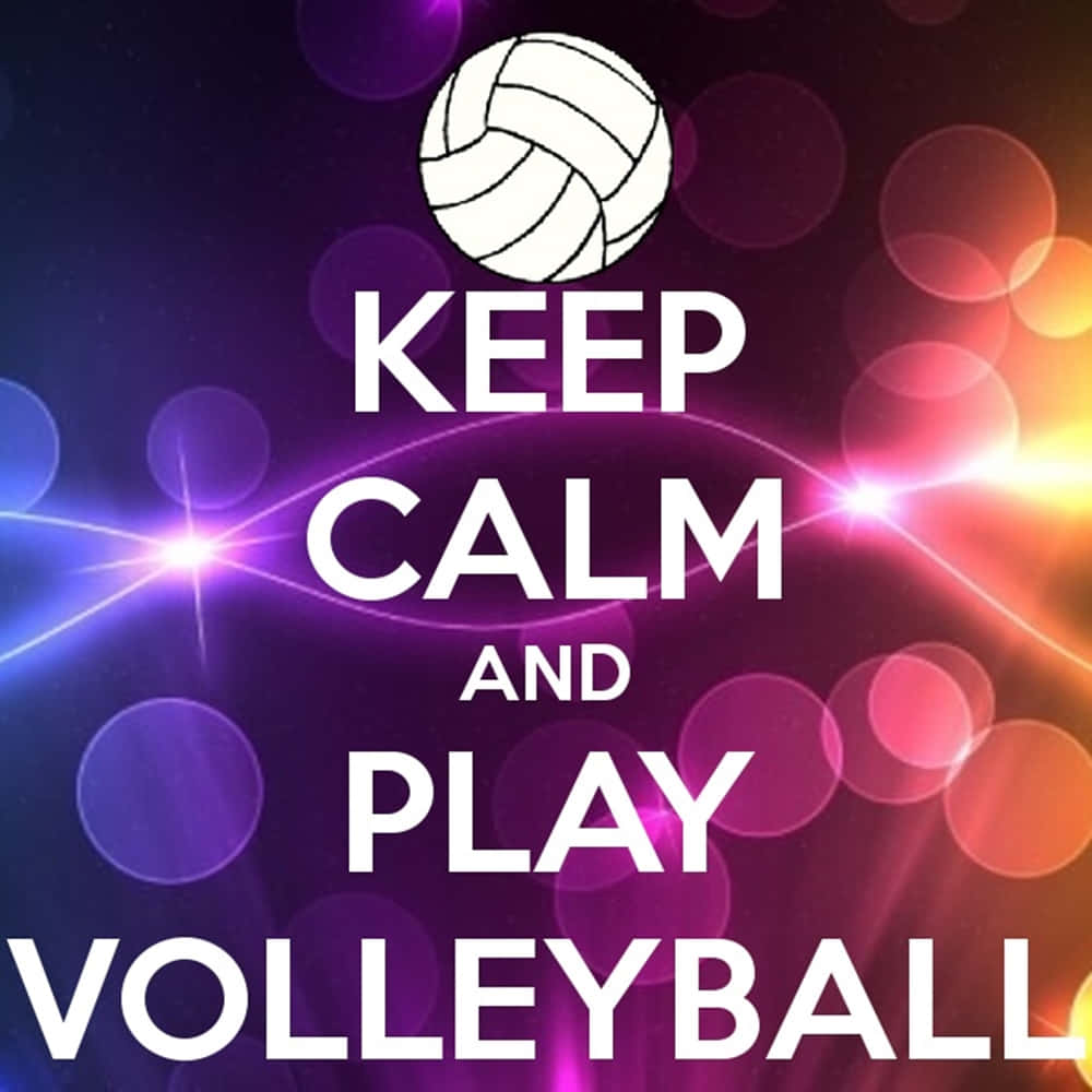 Cute Volleyball Quote Wallpaper