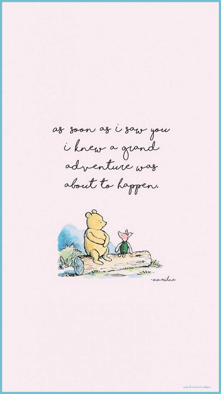 Cute Winnie The Pooh Iphone Log Sitting Wallpaper