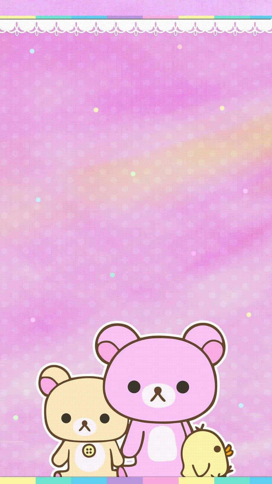 Cuteness Overload With This Adorable Kawaii Rilakkuma Bear. Wallpaper