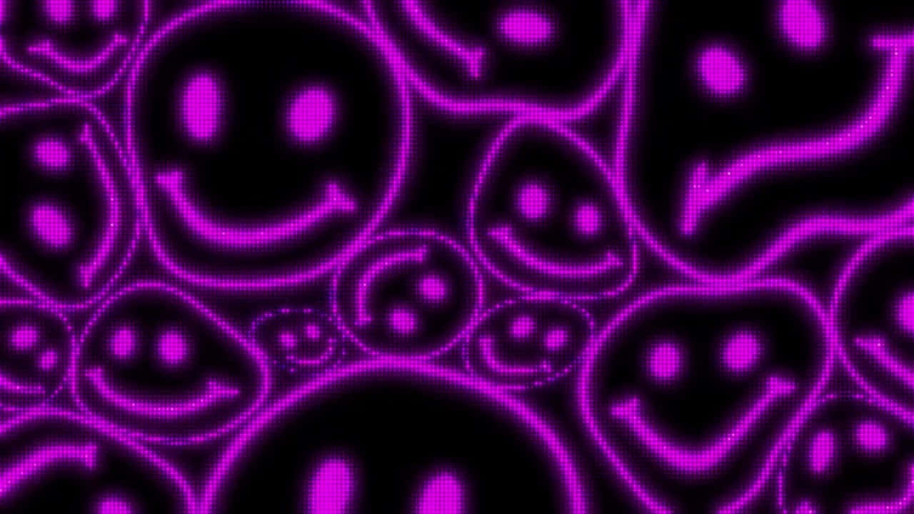 Cyber Purple_ Y2 K_ Aesthetic_ Pattern.jpg Wallpaper