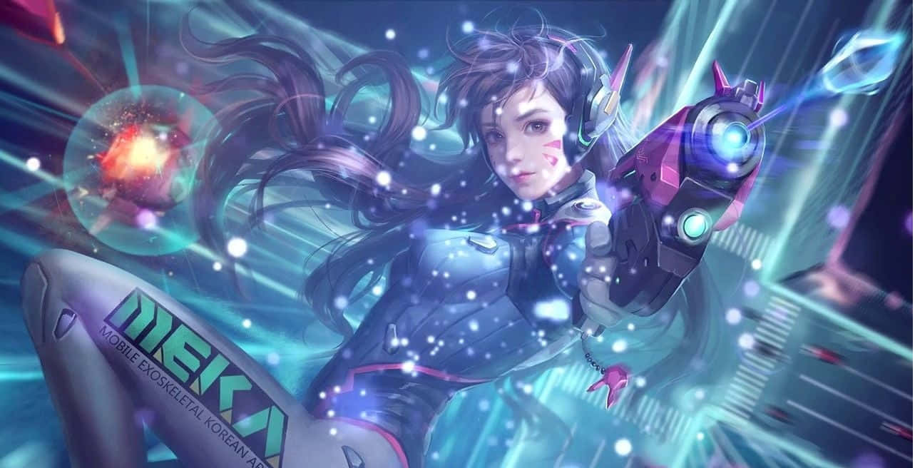 D.va, Taking A Break From Overwatch Battles Wallpaper