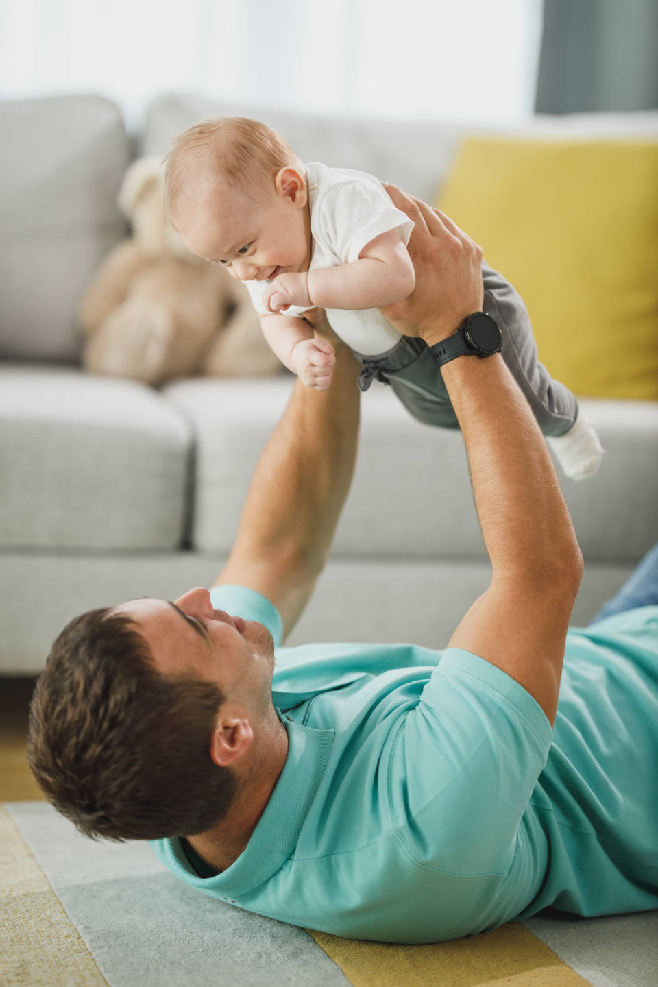 Dad And Son Bonding Wallpaper