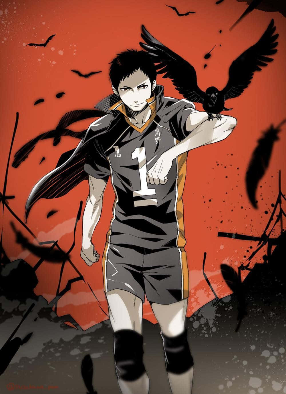 Daichi Sawamura, The Captain Of Karasuno High Volleyball Team Wallpaper