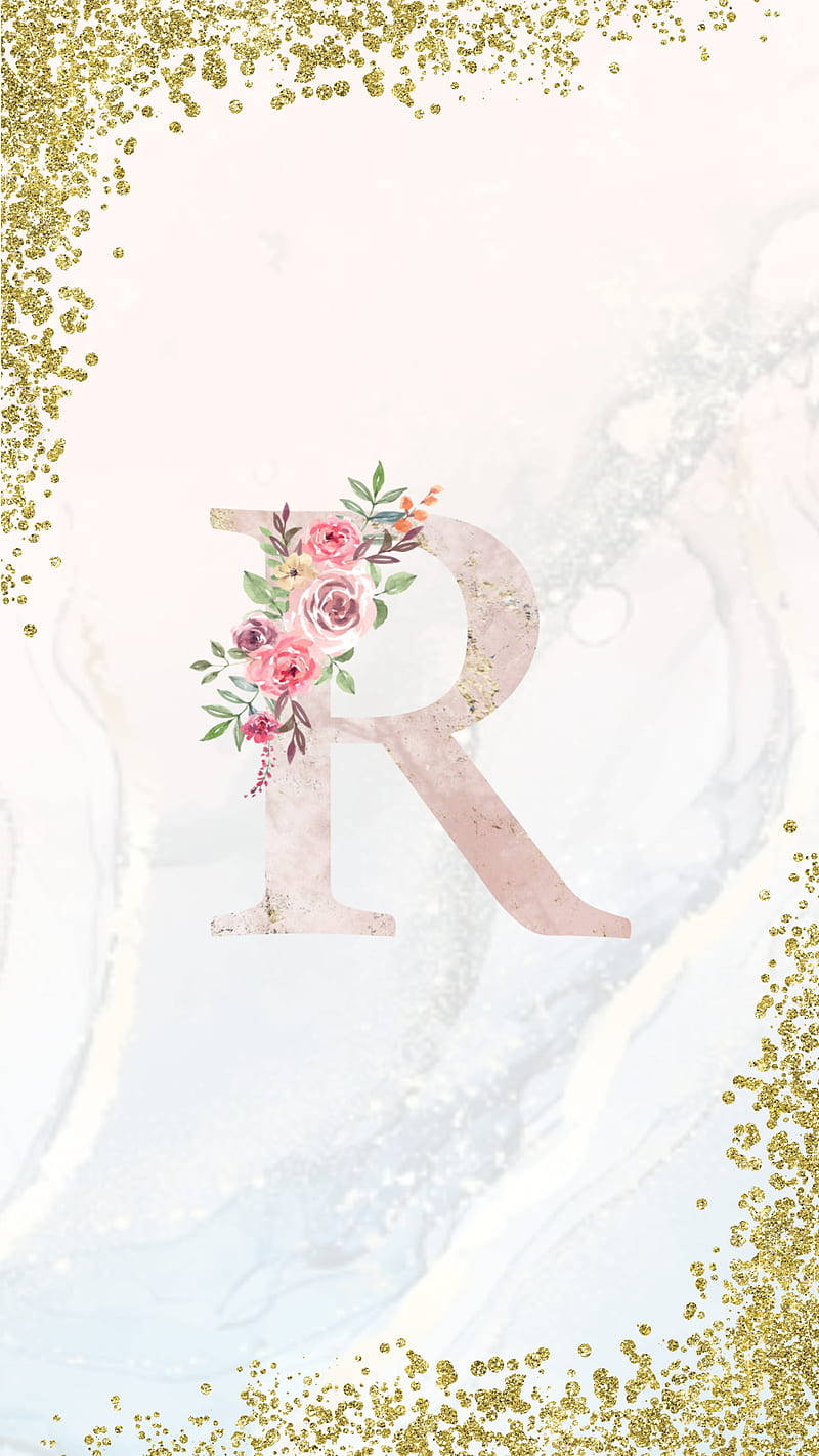 Dainty Letter R Wallpaper