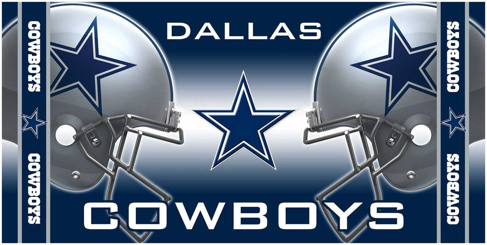 Dallas Cowboys Mirrored Helmet Wallpaper