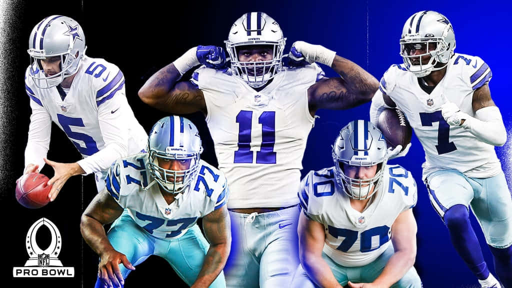 Dallas Cowboys Players Take The Field Wallpaper