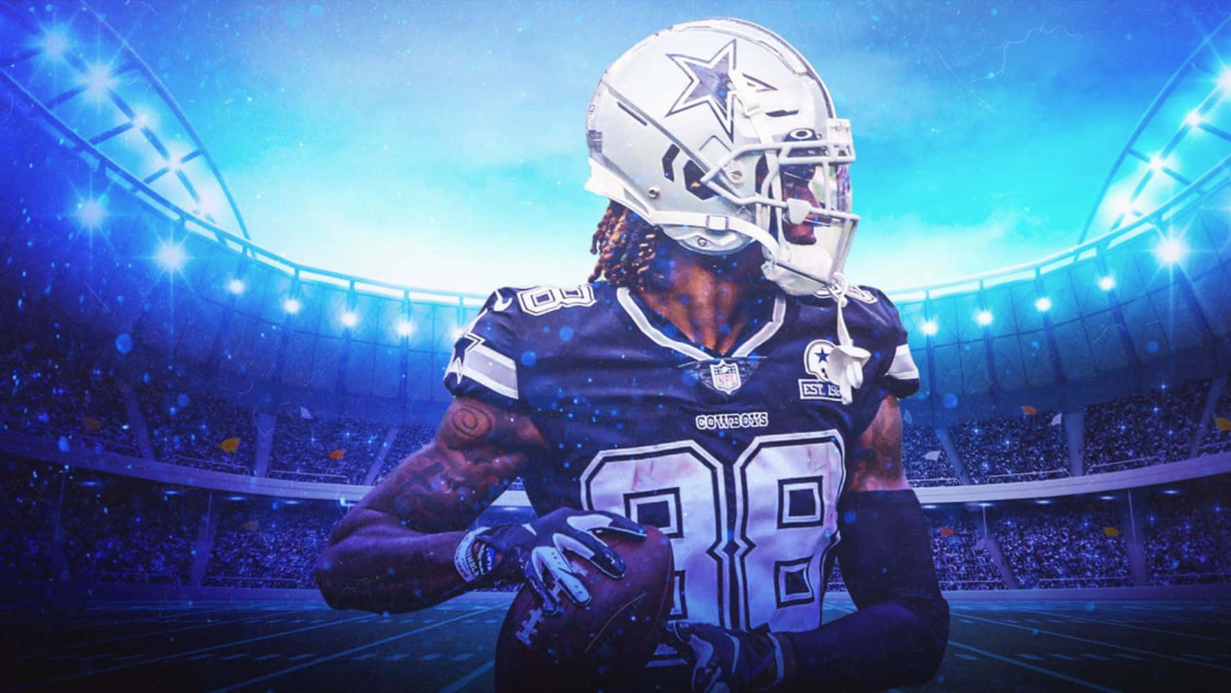 Dallas Cowboys Rookies Squad Ready For The Season Wallpaper