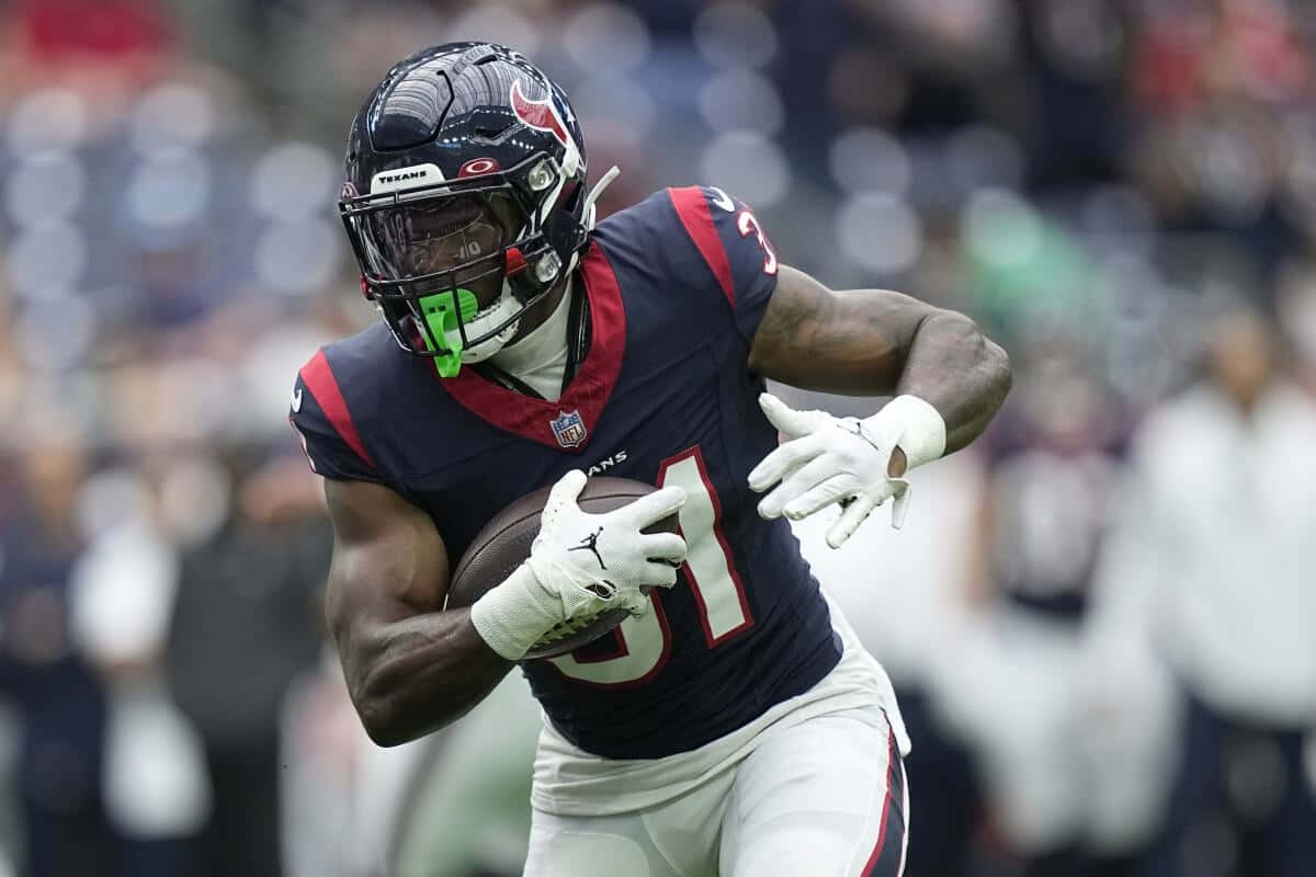 Dameon Pierce Houston Texans Running Back Wallpaper