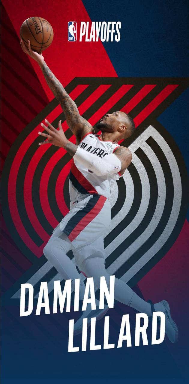 Damian Lillard Lay-up Shot Wallpaper