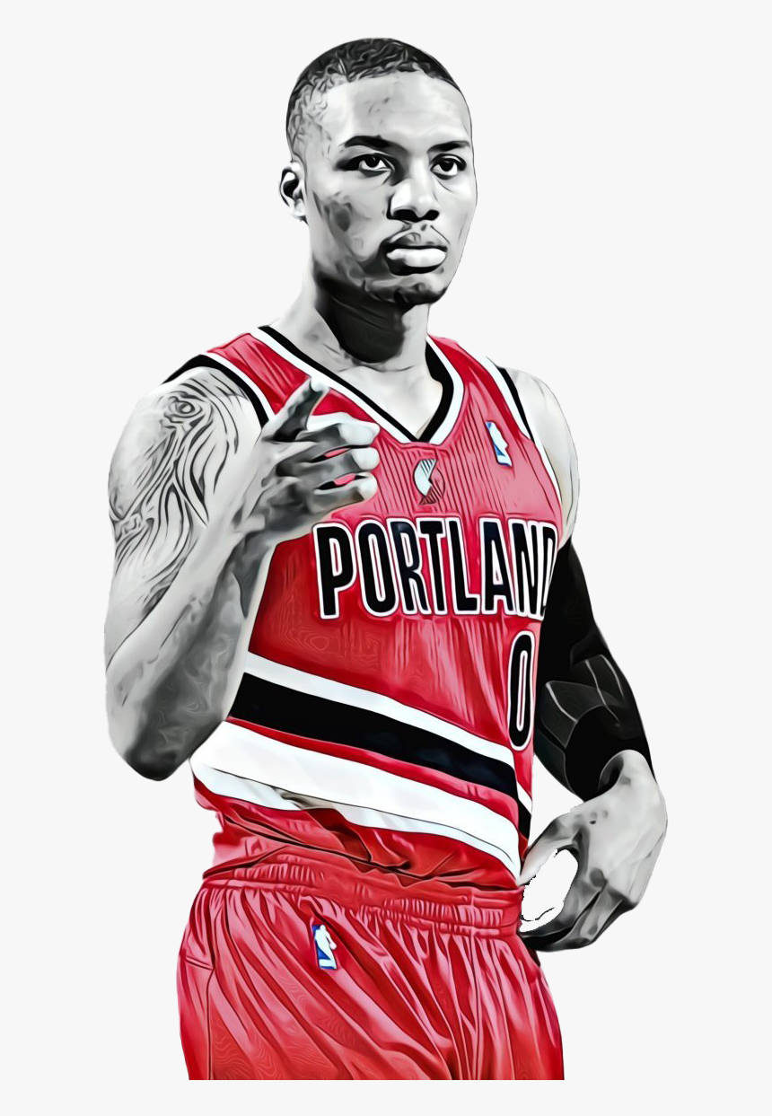 Damian Lillard Oil Painting Wallpaper