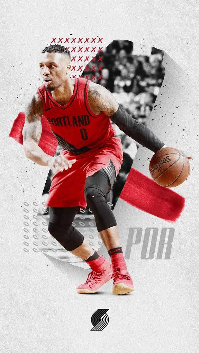 Damian Lillard Portland Number 0 Wallpaper