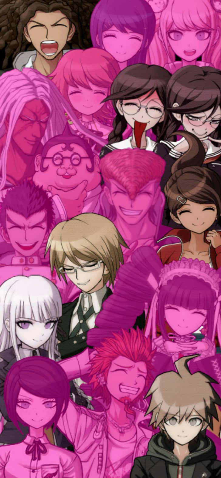 Danganronpa Character Collage Wallpaper