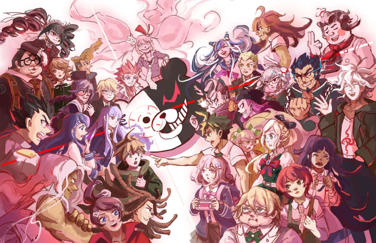 Danganronpa Character Ensemble Wallpaper