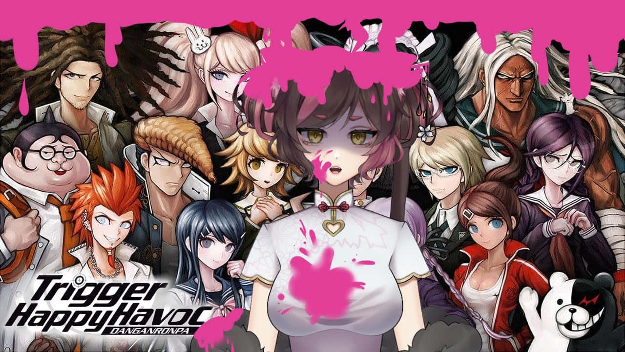 Danganronpa Trigger Happy Havoc Characters Wallpaper